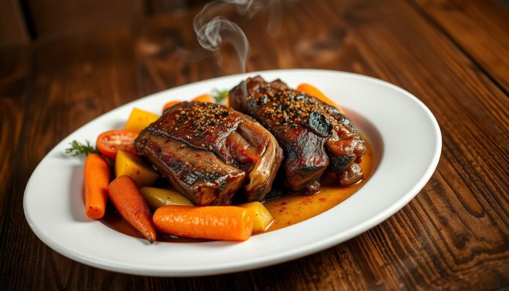 cooking beef short ribs recipe seasoned with oxtail seasoning