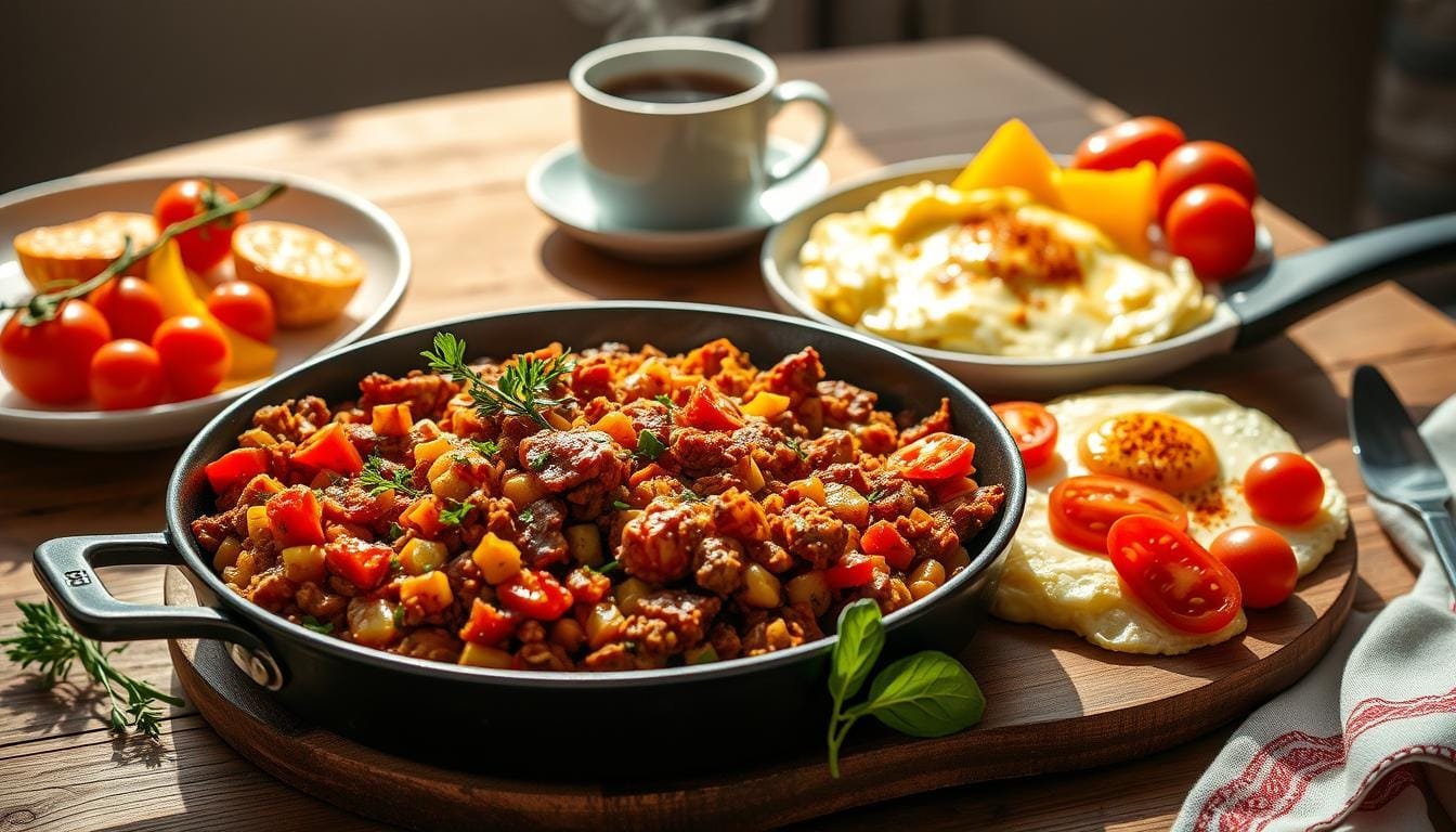 canned corn beef breakfast recipes with no potatoes