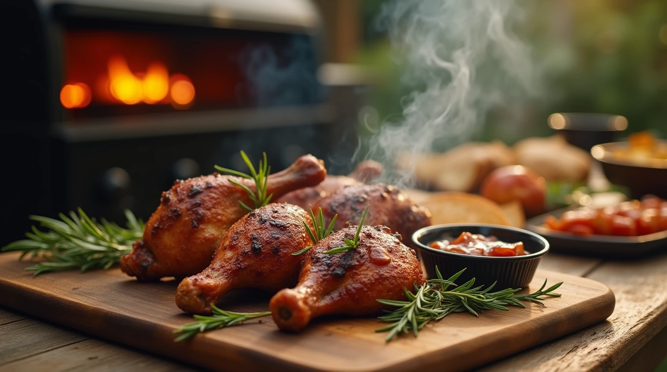 Smoked Chicken Legs and Thighs Carnivore Recipe