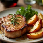 pork chop with roasted apples recipe herbes de provence