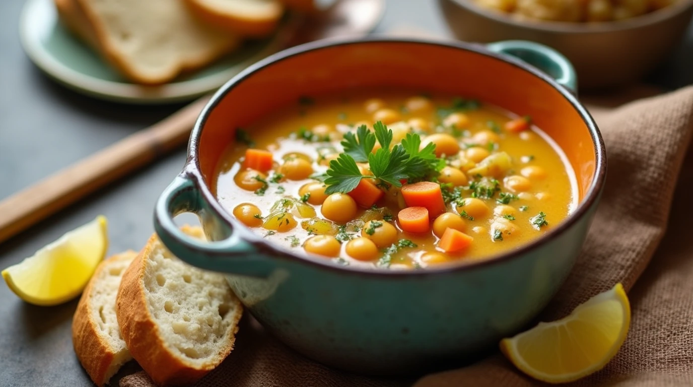 Joan Nathan chickpea soup recipe
