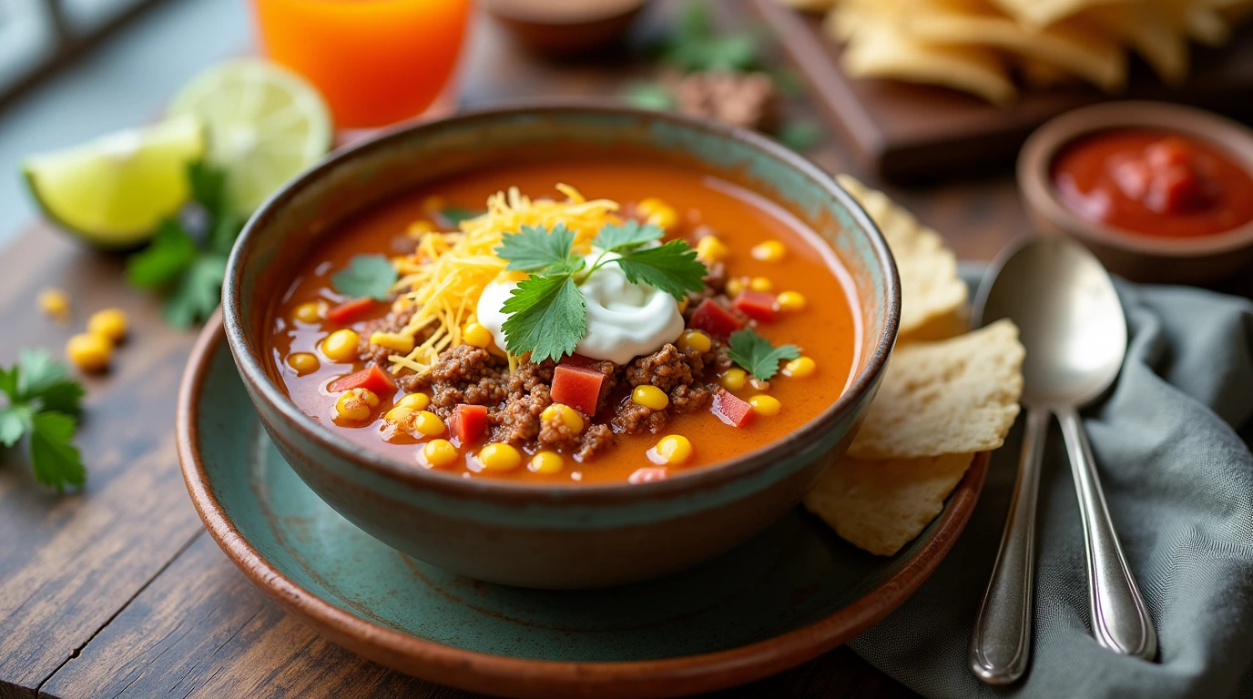 perfect taco soup fríos